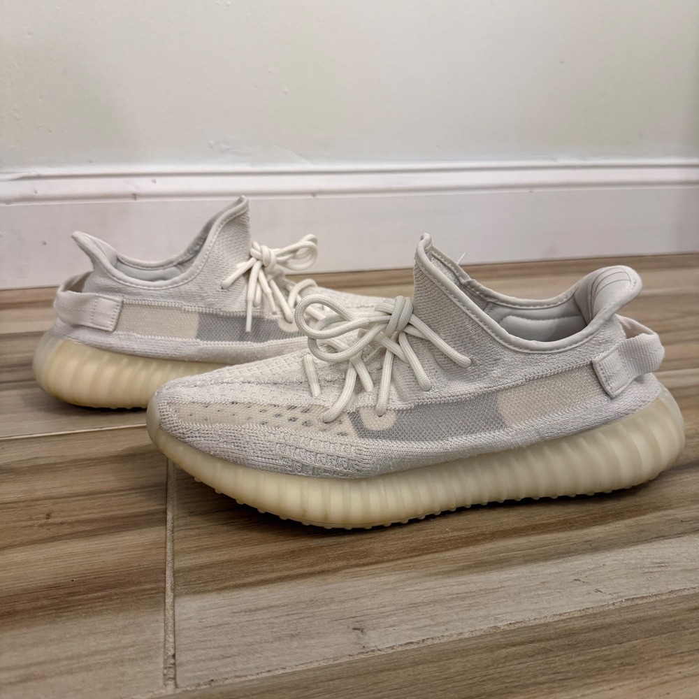 adidas Yeezy Boost 350 V2 Bone White Men's Size 10 Sneaker HQ6316 Used No Box